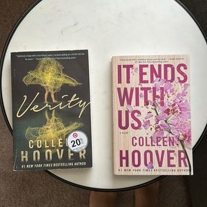 Colleen Hoover books verity and it ends with us